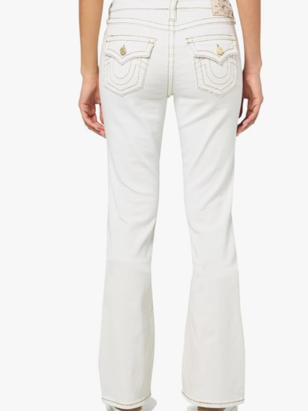 True Religion - BECCA BIG T LUREX MID RISE BOOTCUT JEAN - Picture 2 of 4